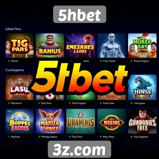 Análise das opções de jogos disponíveis no 5hbet